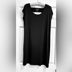 Black dress, so comfy and flattering, size large